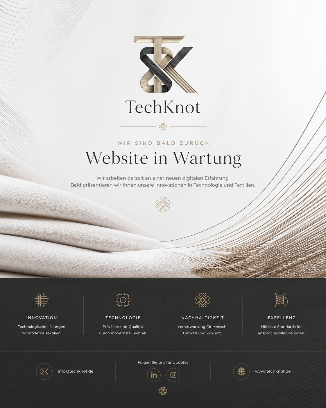 TechKnot – Website in Wartung